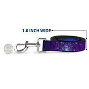 Dog Leash - Galaxy Blues/Purples
