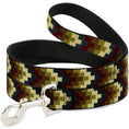 Load image into Gallery viewer, Dog Leash - Geometric4 Tan/Blue/Wine/Brown/Olive
