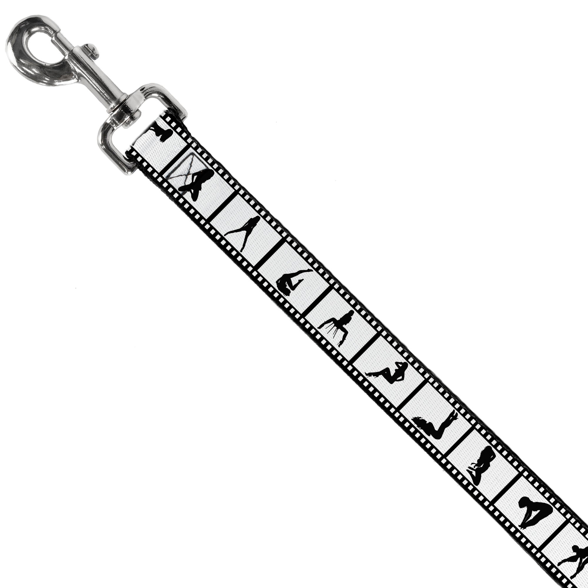 Dog Leash - Girls Posing Film Strip White/Black