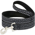 Load image into Gallery viewer, Dog Leash - Geometric5 Grays/Black/White
