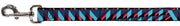 Dog Leash - Geometric Peaks Blues/Purple/Red