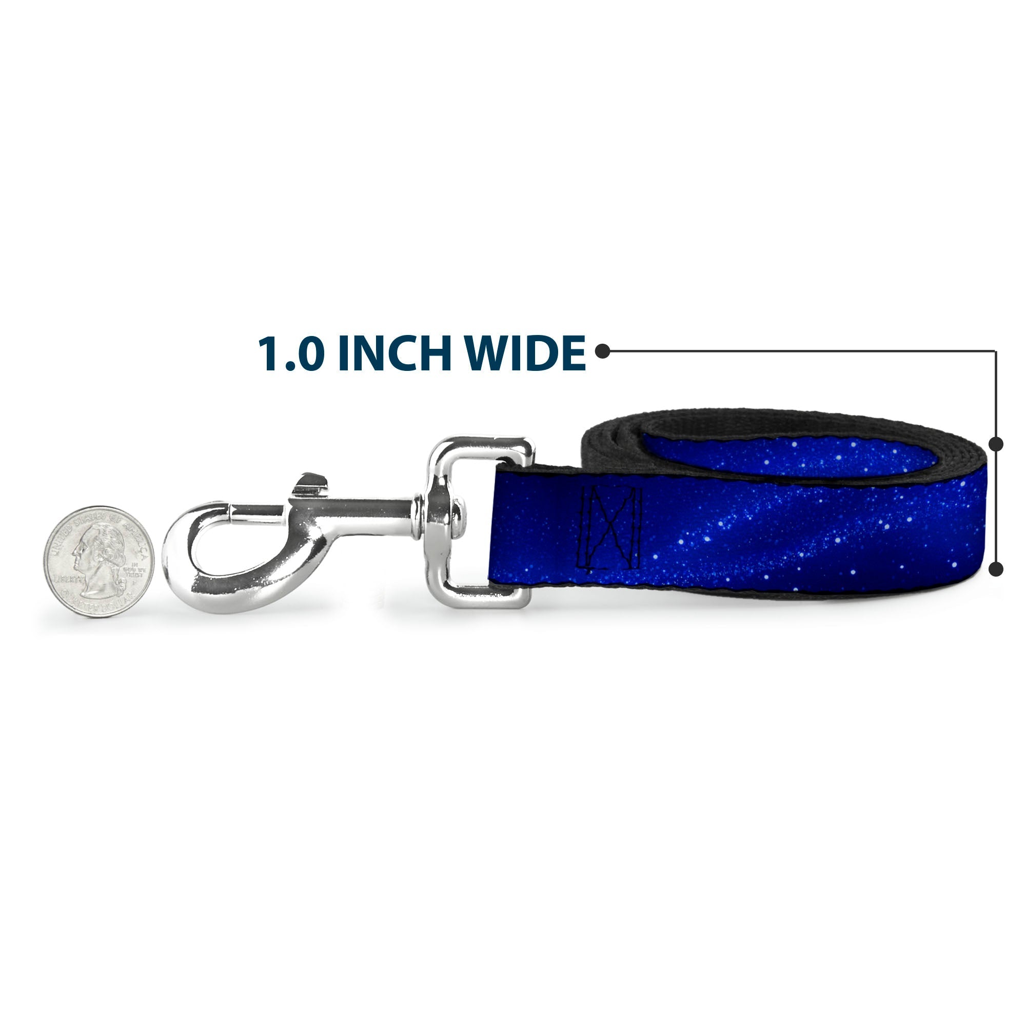 Dog Leash - Galaxy Arch Blues/White