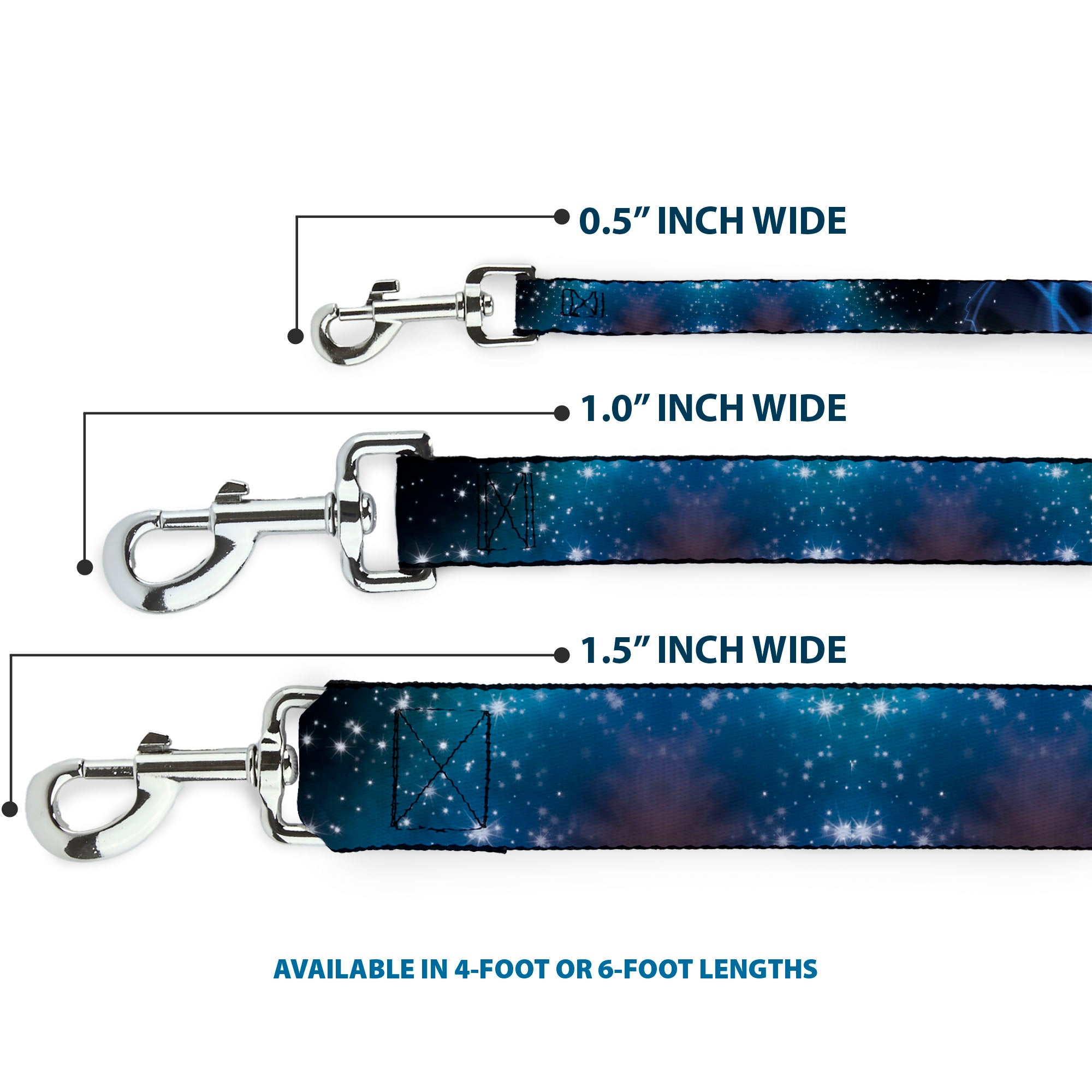 Dog Leash - Galaxy Swirl/Shining Stars