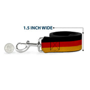Dog Leash - Germany Flag Weathered
