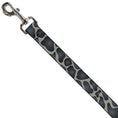 Load image into Gallery viewer, Dog Leash - Giraffe Spots Gray/Charcoal

