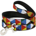 Load image into Gallery viewer, Dog Leash - Geometric Triangle Blocks Multi Color

