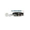 Load image into Gallery viewer, Dog Leash - Geometric Diamonds Grays/Red/Turquoise
