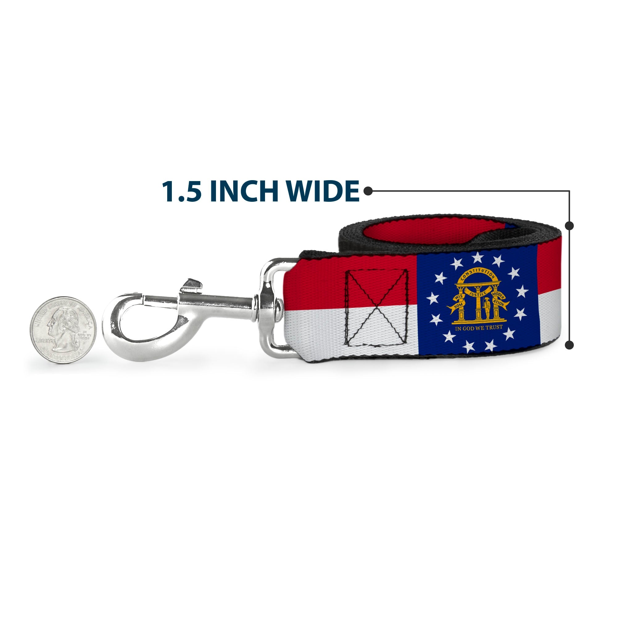 Dog Leash - Georgia Flag