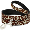 Load image into Gallery viewer, Dog Leash - Giraffe Spots2 Cream/Brown
