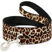 Dog Leash - Giraffe Spots2 Cream/Brown