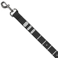 Load image into Gallery viewer, Dog Leash - Guitar Neck Black/White
