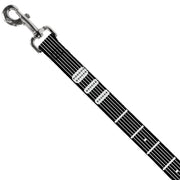 Dog Leash - Guitar Neck Black/White