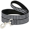 Load image into Gallery viewer, Dog Leash - Houndstooth Black/White
