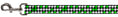 Load image into Gallery viewer, Dog Leash - Houndstooth Black/White/Neon Green

