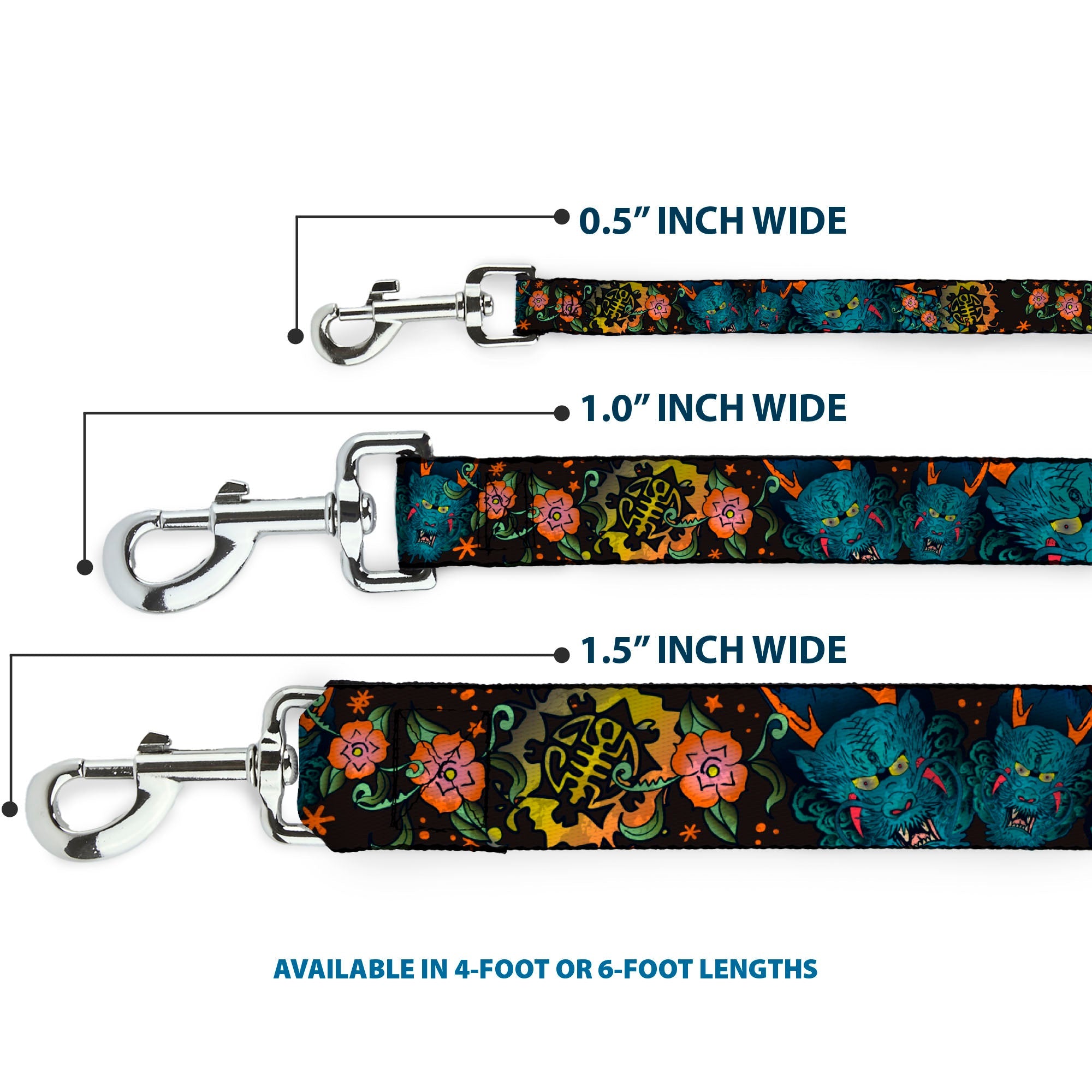 Dog Leash - Honor CLOSE-UP Black