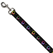 Dog Leash - Headphones Curls Black/Gray/Neon