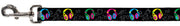 Dog Leash - Headphones Curls Black/Gray/Neon
