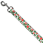Dog Leash - Holly & Mistletoe