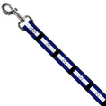Load image into Gallery viewer, Southlake Paws dog leash featuring Honduras flag design with blue and white stripes and silver clip.
