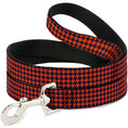 Load image into Gallery viewer, Dog Leash - Houndstooth Orange/Blue

