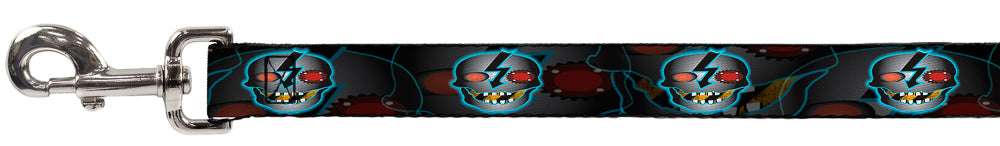 Dog Leash - High Voltage Skull