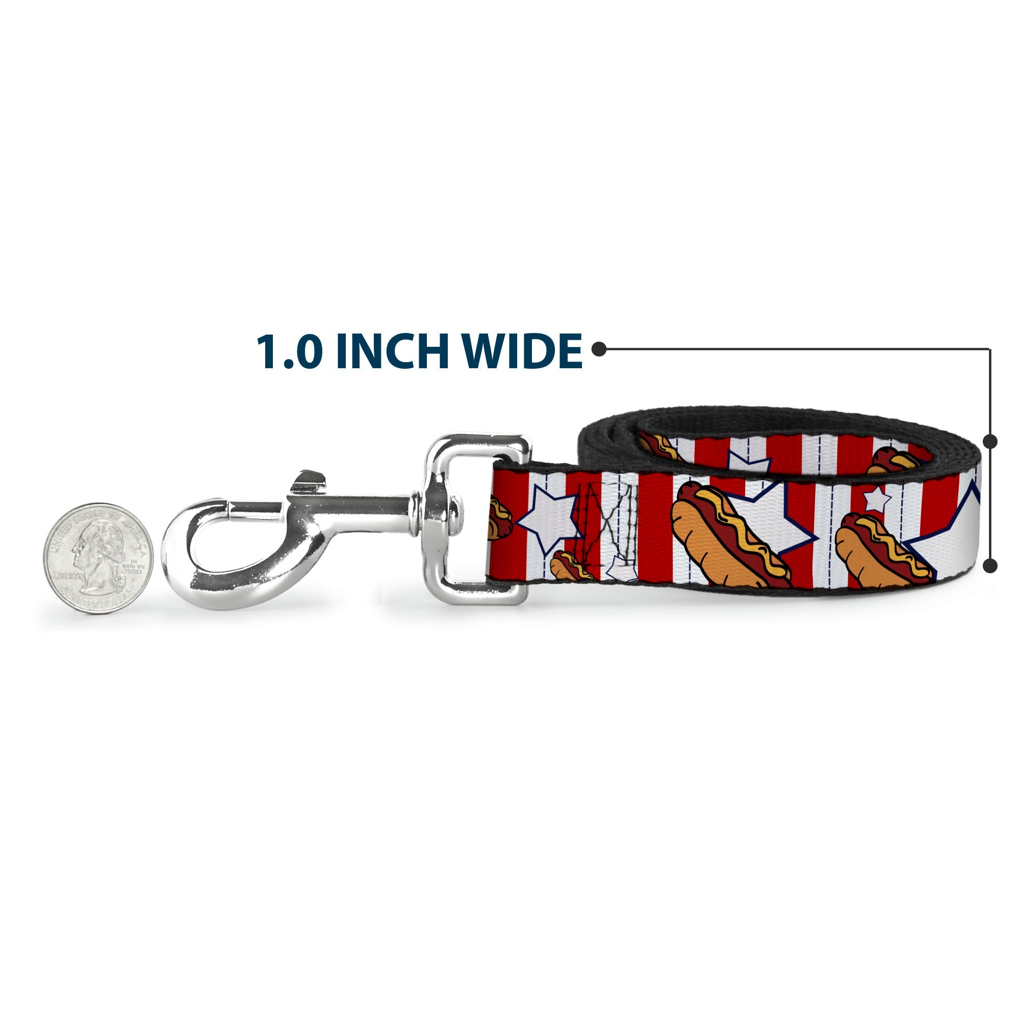 Dog Leash - Hot Dogs