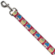 Dog Leash - Happy Cupcakes/Dots Pink/Green