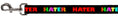 Load image into Gallery viewer, Dog Leash - HATER Black/Red/Rainbow Fade
