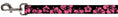 Load image into Gallery viewer, Dog Leash - Hibiscus Weathered Black/Pink
