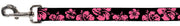 Dog Leash - Hibiscus Weathered Black/Pink