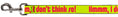 Load image into Gallery viewer, Dog Leash - HMMM, I DON'T THINK SO! Yellow/Pink
