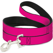 Buckle-Down Dog Leash - Hot Pink PMS 219 Print