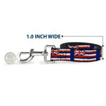 Load image into Gallery viewer, Dog Leash - Hawaii Flags Weathered Blue/Red/White
