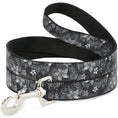 Load image into Gallery viewer, Dog Leash - Hibiscus Collage Gray Shades
