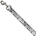Load image into Gallery viewer, Dog Leash - Hibiscus Gray/White
