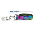 Load image into Gallery viewer, Dog Leash - Halftone Dots Light Blue/Blues/Greens/Pinks
