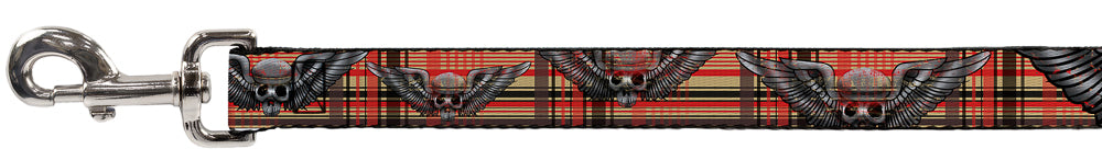 Dog Leash - Irish Skulls/Plaid