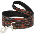 Load image into Gallery viewer, Dog Leash - Irish Skulls/Plaid

