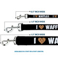 Load image into Gallery viewer, Dog Leash - I Heart Waffles Text
