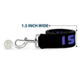 Load image into Gallery viewer, Dog Leash - I SEE WHAT YOU DID THERE Weathered Black/Purple
