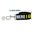 Load image into Gallery viewer, Dog Leash - I GOT HATERS EVERYWHERE Black/White/Yellow
