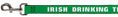 Load image into Gallery viewer, Buckle-Down Dog Leash - IRISH DRINKING TEAM Green/White
