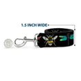 Load image into Gallery viewer, Dog Leash - Insects CLOSE-UP Black
