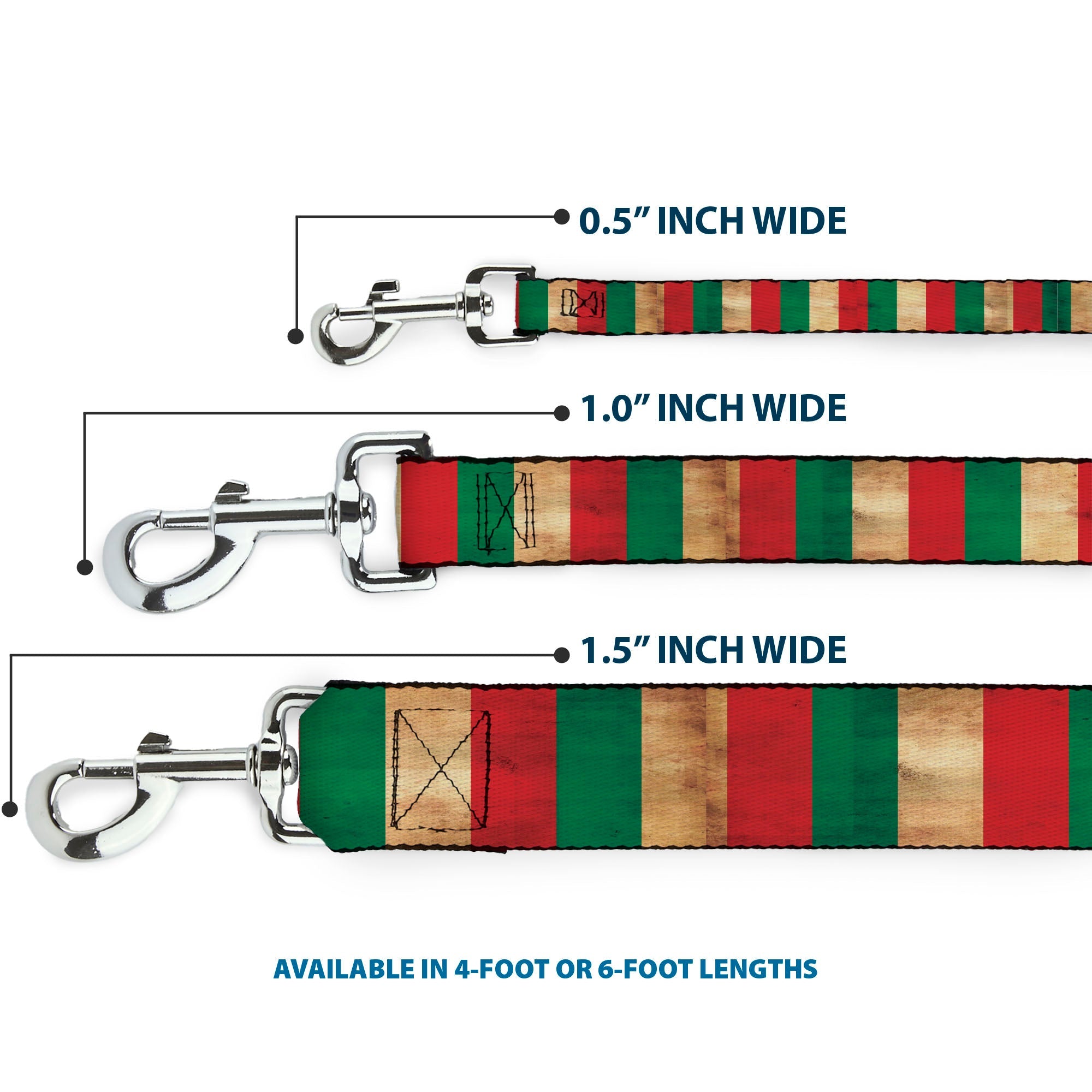 Dog Leash - Italy Flag Continuous Vintage