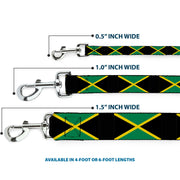 Dog Leash - Jamaica Flags