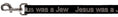 Load image into Gallery viewer, Buckle-Down Dog Leash - JESUS WAS A JEW Black/Gray
