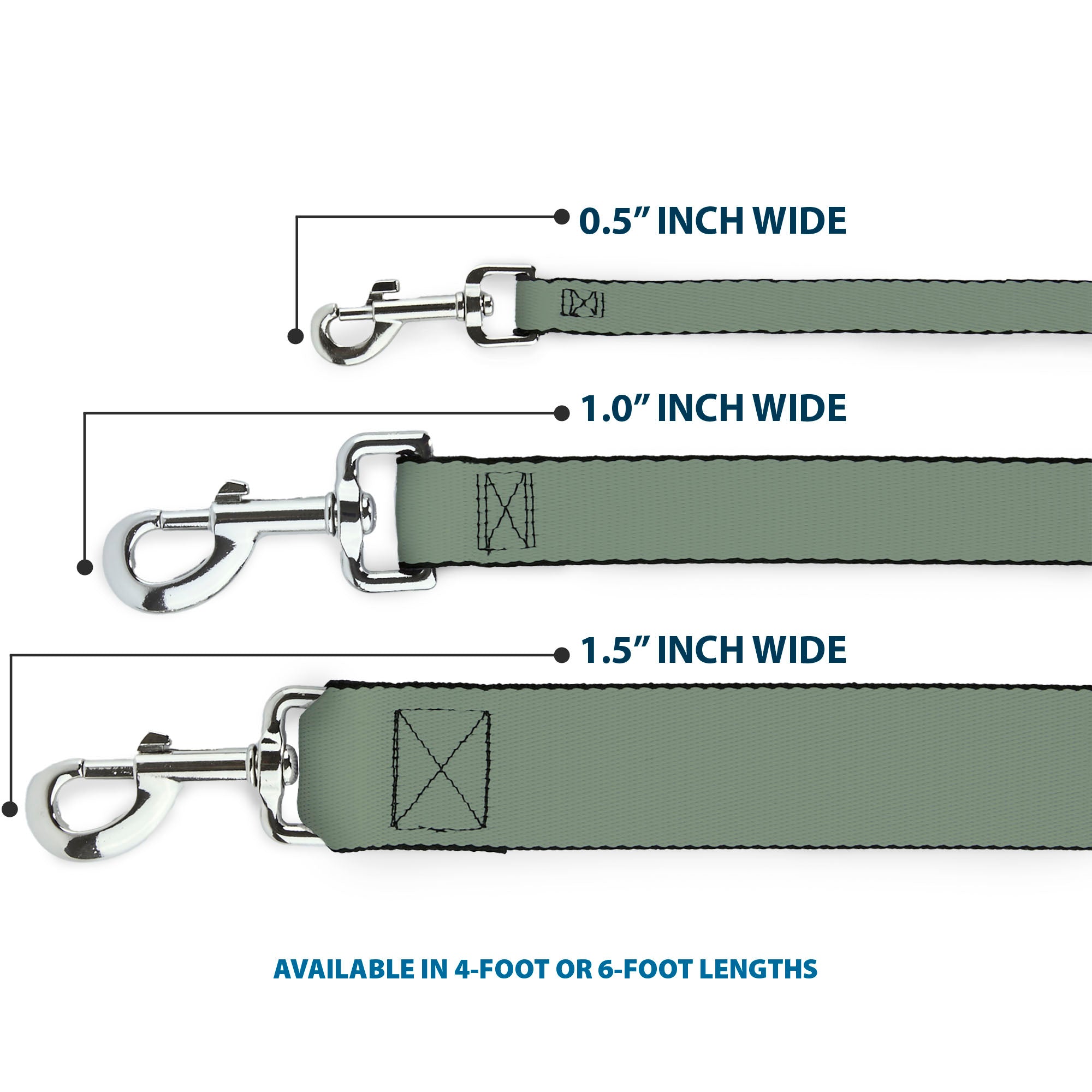 Dog Leash - Khaki Green