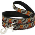 Load image into Gallery viewer, Dog Leash - Kokopelli Icon/Western Tan/Brown/Reds
