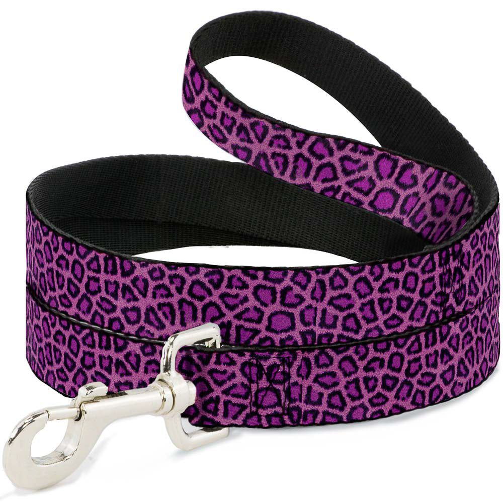 Dog Leash - Leopard Pink Fuchsia