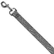 Dog Leash - Leopard White